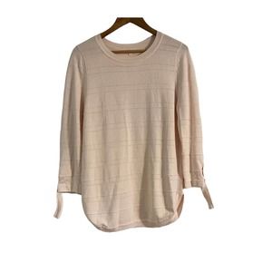 Lisa Todd Blush Pink Sweater wrist tie, L